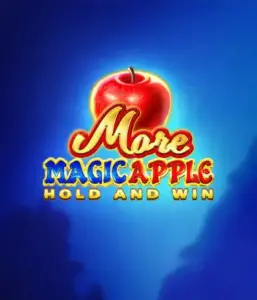 Enter the magical realm of More Magic Apple Hold and Win Slot by 3 Oaks Gaming, featuring a luminous red apple on a rich blue background. This image conveys the game's theme of enchantment and wonder. Perfect for lovers of magical themes, the vibrant colors and appealing design ensure it captures attention. 