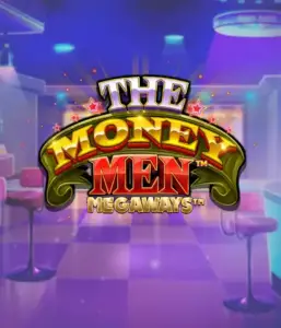 Immerse yourself the thrilling world of The Money Men Megaways slot by Pragmatic Play, showcasing a striking logo with glittering stars against a luxurious casino setting. This image conveys the energy and allure of high-stakes gambling with its stunning design and colorful ambiance. Great for slot game lovers seeking Vegas-style excitement. 