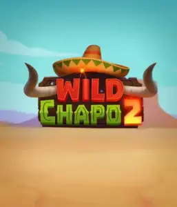 Embark on the vibrant Mexican desert with Wild Chapo 2 slot by Relax Gaming, featuring a whimsical bull wearing a sombrero against a serene desert backdrop. This image conveys the excitement and culture of the game, perfect for fans of animated adventure slots, providing a captivating play experience.