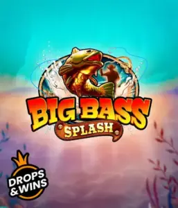 Get hooked on the thrilling world of the Big Bass Splash game by Pragmatic Play, featuring a lively fish leaping out of water. This graphic portrays the essence of angling with bold text and exciting visuals. Perfect for those who love fishing-themed games, delivering a thrilling adventure. 